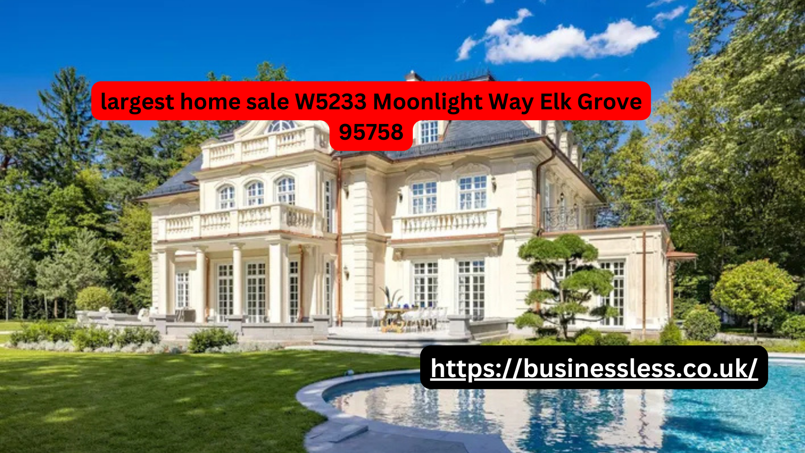 largest home sale W5233 Moonlight Way Elk Grove 95758